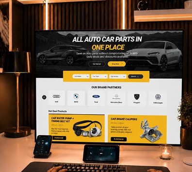 Marketing website for car parts... Laferay is a co...