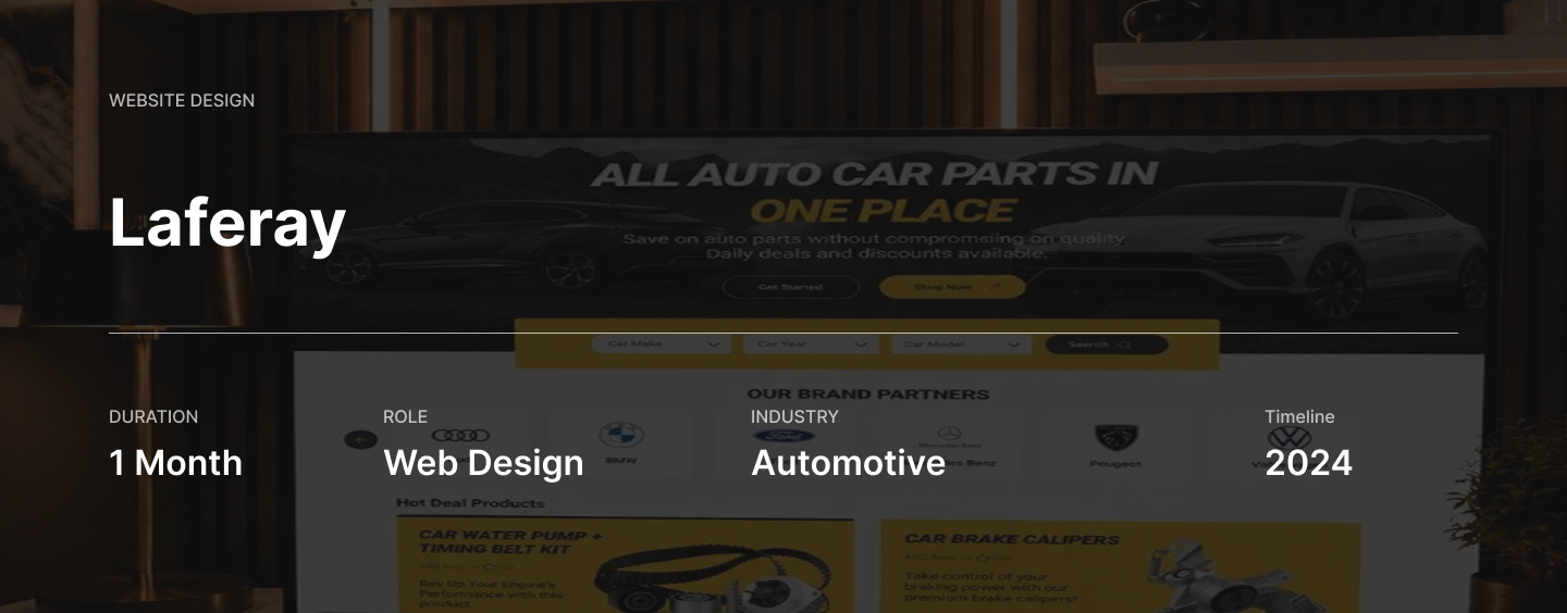 Laferay Website — Website Design