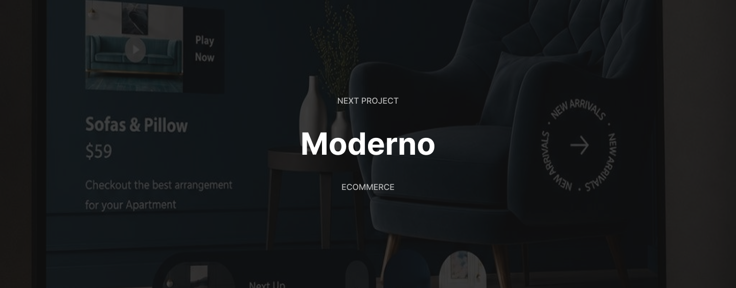 Next project — Moderno